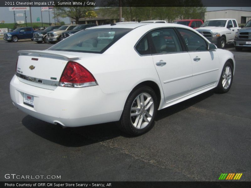 Summit White / Gray 2011 Chevrolet Impala LTZ