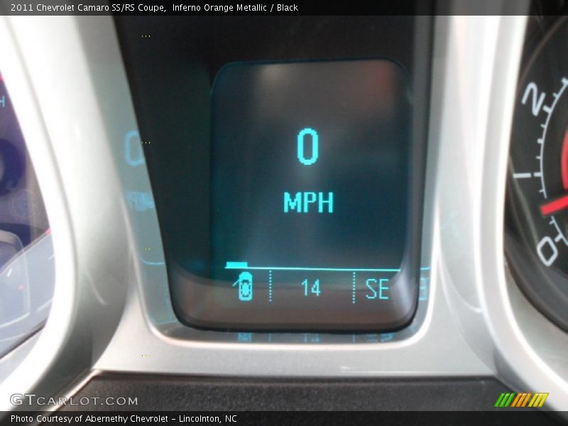 Inferno Orange Metallic / Black 2011 Chevrolet Camaro SS/RS Coupe