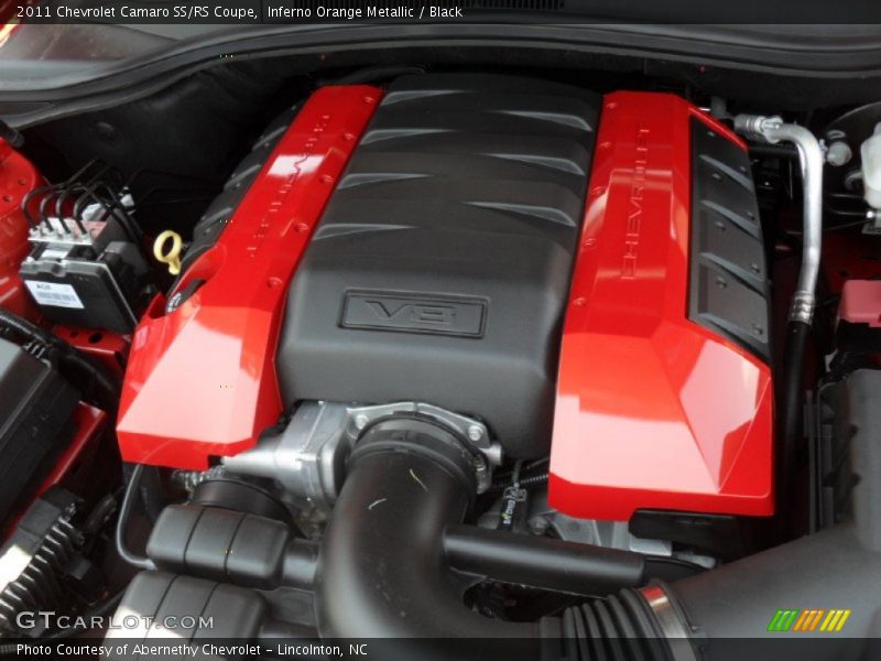 Inferno Orange Metallic / Black 2011 Chevrolet Camaro SS/RS Coupe