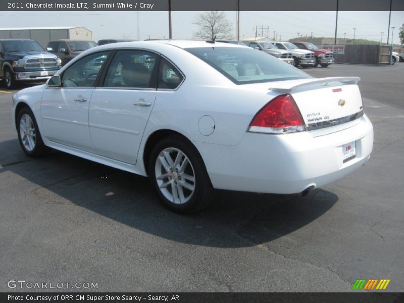 Summit White / Gray 2011 Chevrolet Impala LTZ