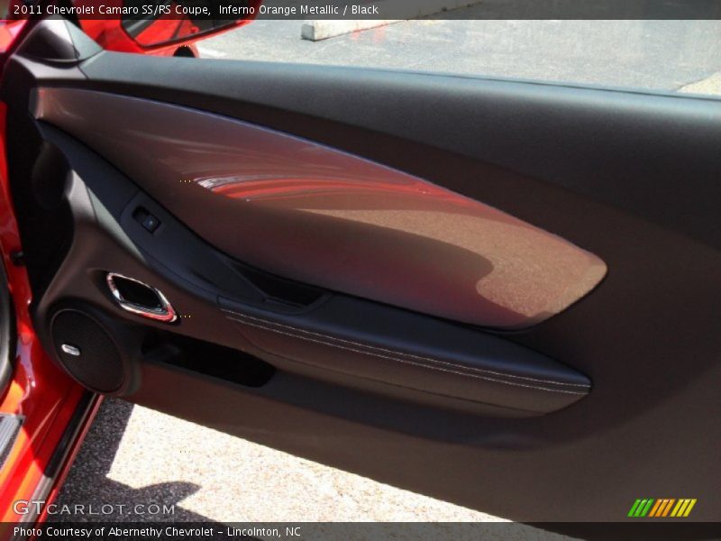 Inferno Orange Metallic / Black 2011 Chevrolet Camaro SS/RS Coupe