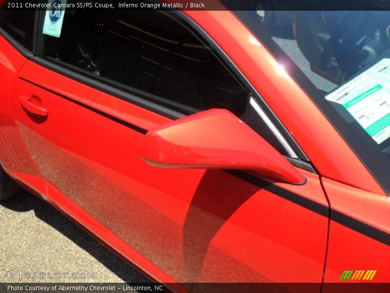 Inferno Orange Metallic / Black 2011 Chevrolet Camaro SS/RS Coupe