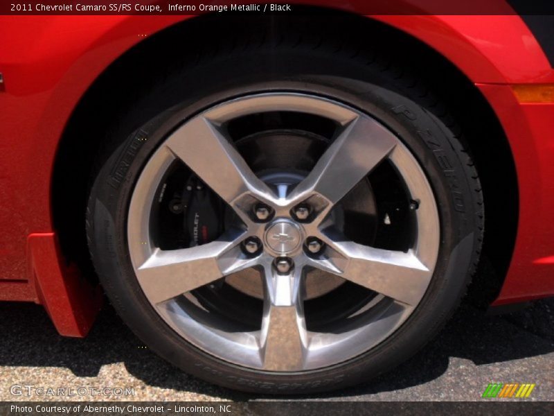 Inferno Orange Metallic / Black 2011 Chevrolet Camaro SS/RS Coupe