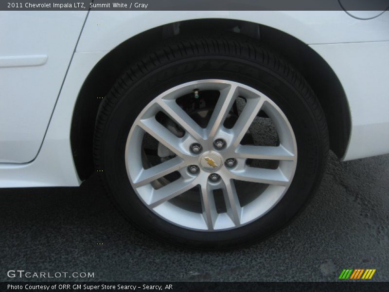 Summit White / Gray 2011 Chevrolet Impala LTZ