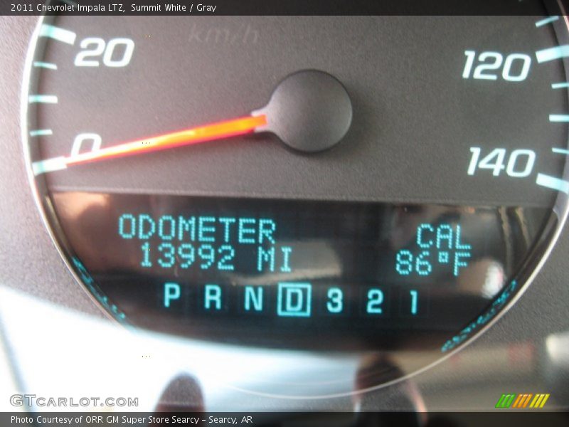 Summit White / Gray 2011 Chevrolet Impala LTZ