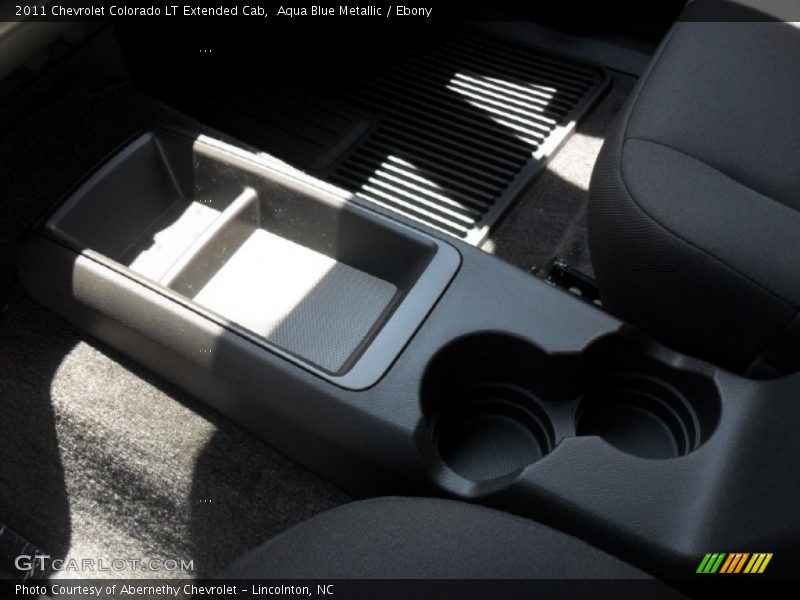 Aqua Blue Metallic / Ebony 2011 Chevrolet Colorado LT Extended Cab