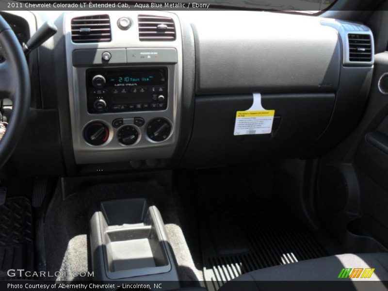 Aqua Blue Metallic / Ebony 2011 Chevrolet Colorado LT Extended Cab