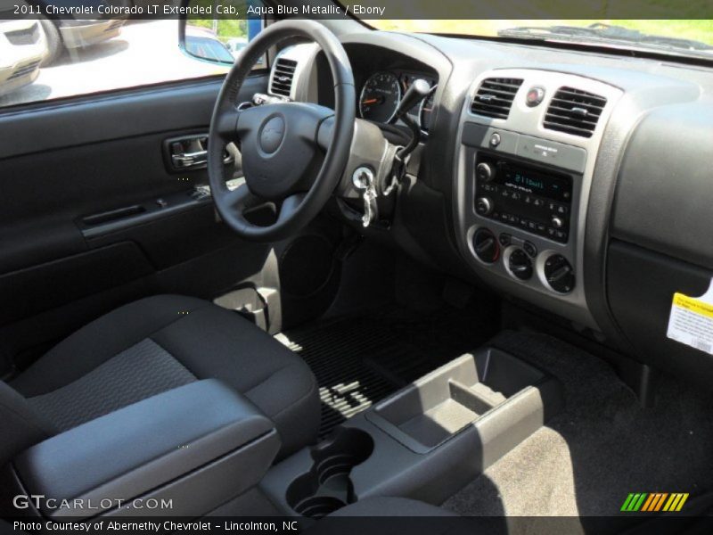 Aqua Blue Metallic / Ebony 2011 Chevrolet Colorado LT Extended Cab