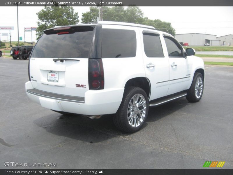 Summit White / Cocoa/Light Cashmere 2010 GMC Yukon Denali AWD