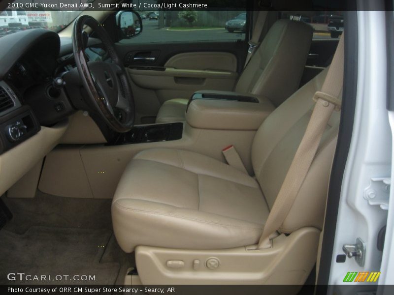 Summit White / Cocoa/Light Cashmere 2010 GMC Yukon Denali AWD