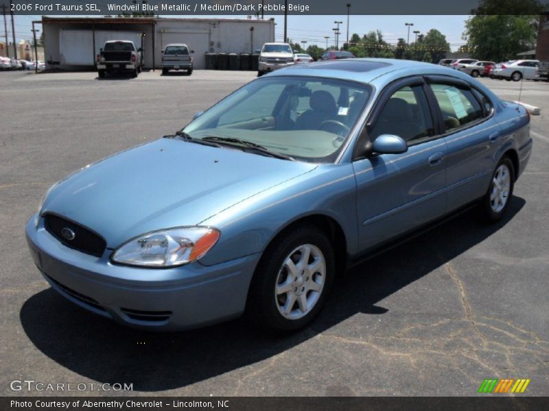 Windveil Blue Metallic / Medium/Dark Pebble Beige 2006 Ford Taurus SEL