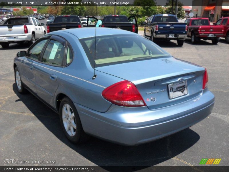 Windveil Blue Metallic / Medium/Dark Pebble Beige 2006 Ford Taurus SEL