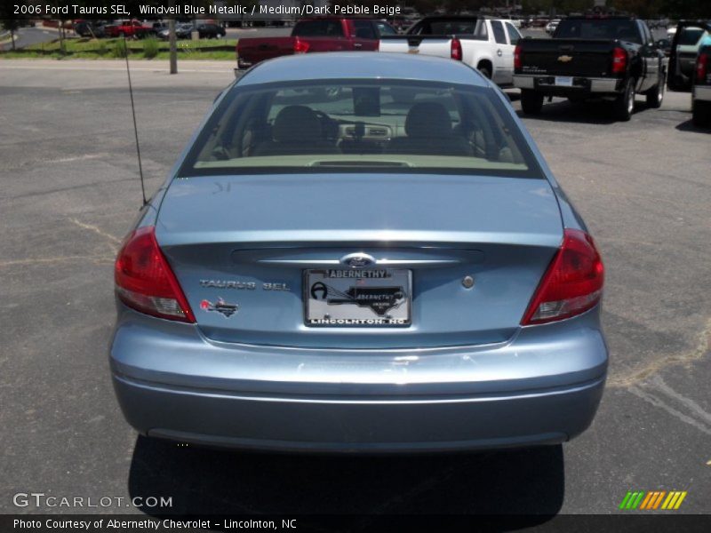 Windveil Blue Metallic / Medium/Dark Pebble Beige 2006 Ford Taurus SEL