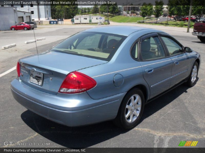 Windveil Blue Metallic / Medium/Dark Pebble Beige 2006 Ford Taurus SEL