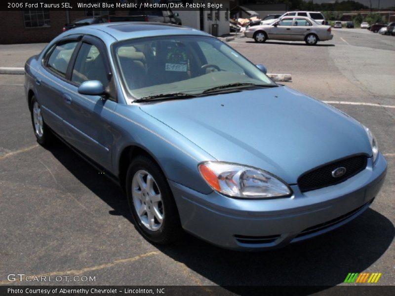 Windveil Blue Metallic / Medium/Dark Pebble Beige 2006 Ford Taurus SEL