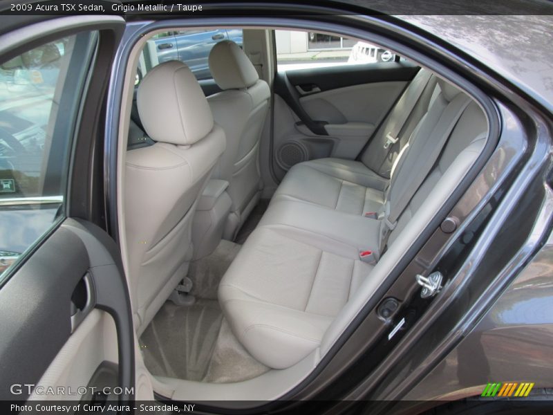 Grigio Metallic / Taupe 2009 Acura TSX Sedan