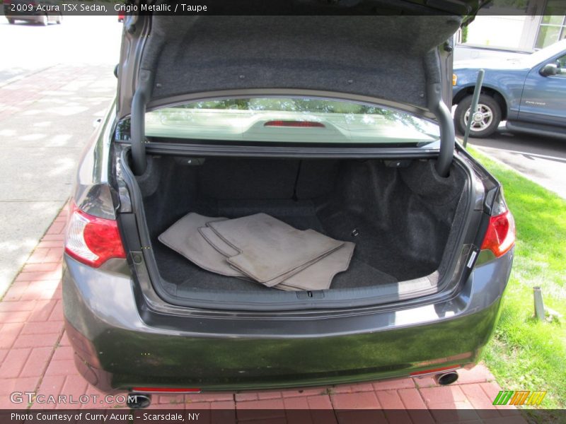 Grigio Metallic / Taupe 2009 Acura TSX Sedan