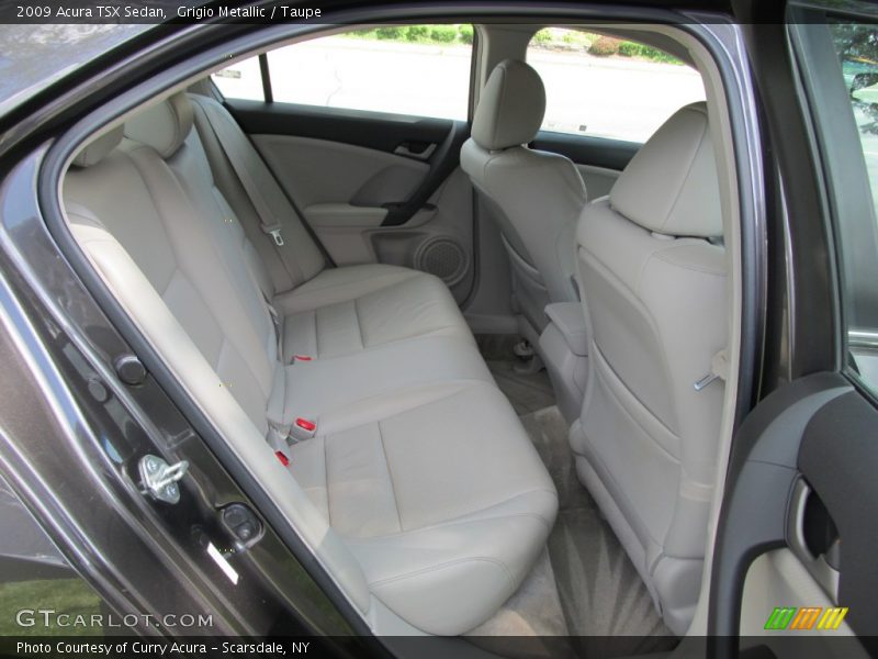 Grigio Metallic / Taupe 2009 Acura TSX Sedan