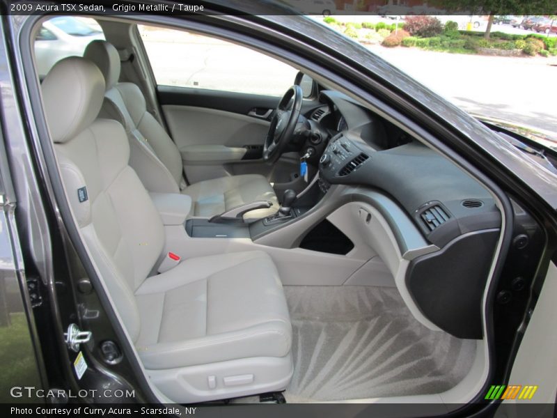 Grigio Metallic / Taupe 2009 Acura TSX Sedan