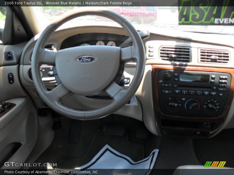 Windveil Blue Metallic / Medium/Dark Pebble Beige 2006 Ford Taurus SEL