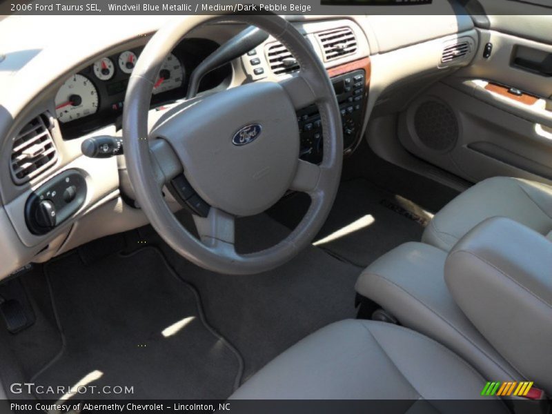 Windveil Blue Metallic / Medium/Dark Pebble Beige 2006 Ford Taurus SEL
