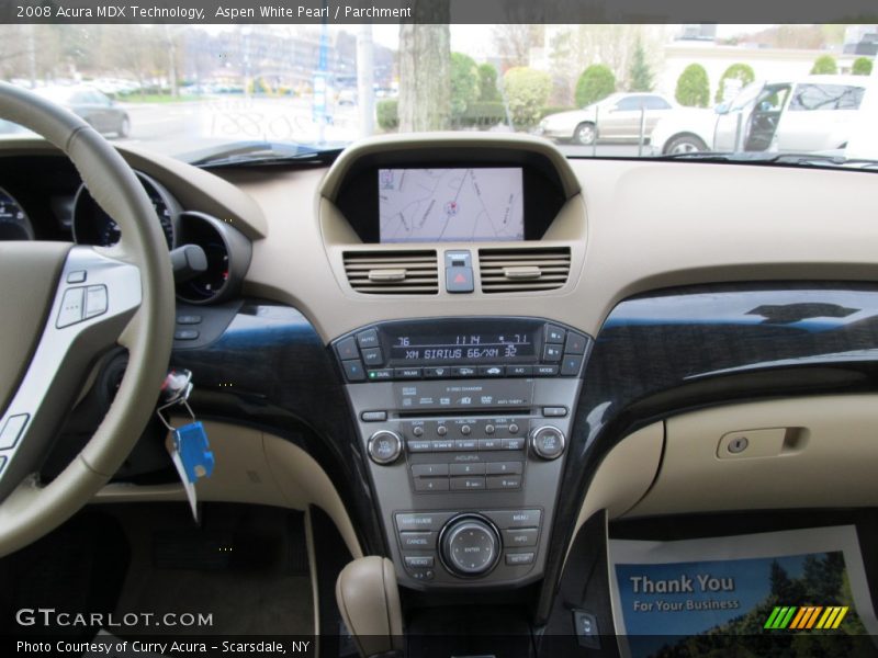 Aspen White Pearl / Parchment 2008 Acura MDX Technology