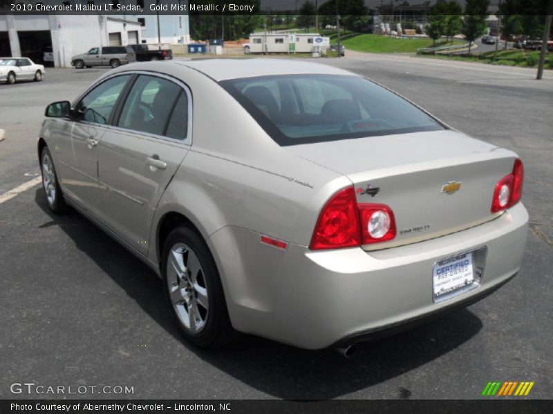 Gold Mist Metallic / Ebony 2010 Chevrolet Malibu LT Sedan