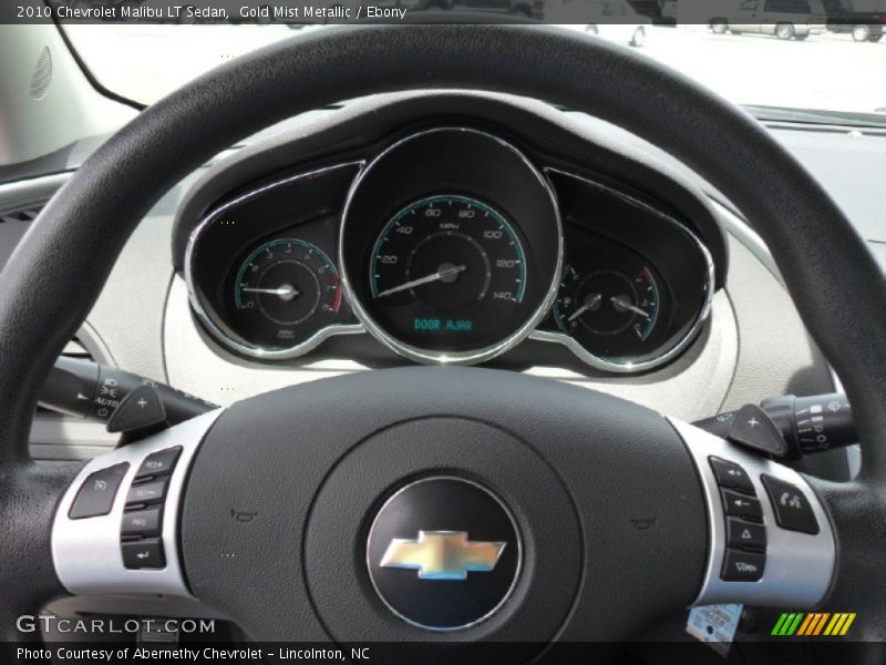 Gold Mist Metallic / Ebony 2010 Chevrolet Malibu LT Sedan