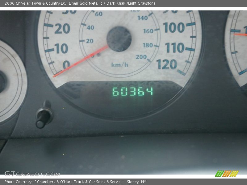 Linen Gold Metallic / Dark Khaki/Light Graystone 2006 Chrysler Town & Country LX