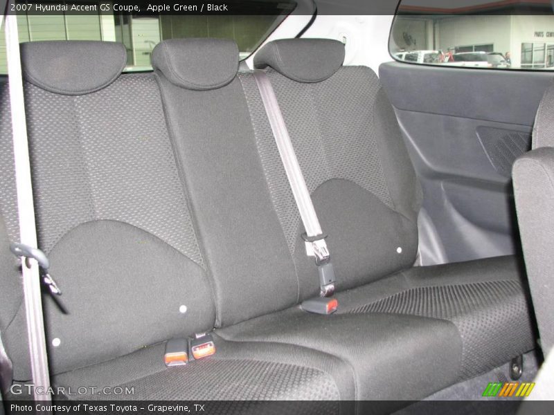 Apple Green / Black 2007 Hyundai Accent GS Coupe