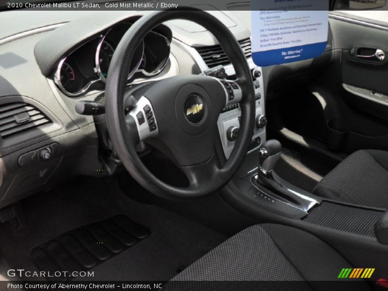 Gold Mist Metallic / Ebony 2010 Chevrolet Malibu LT Sedan
