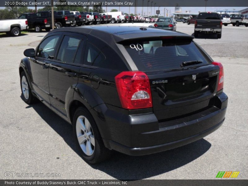 Brilliant Black Crystal Pearl / Dark Slate Gray 2010 Dodge Caliber SXT
