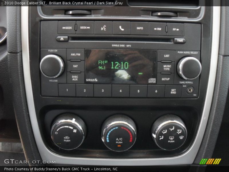Brilliant Black Crystal Pearl / Dark Slate Gray 2010 Dodge Caliber SXT