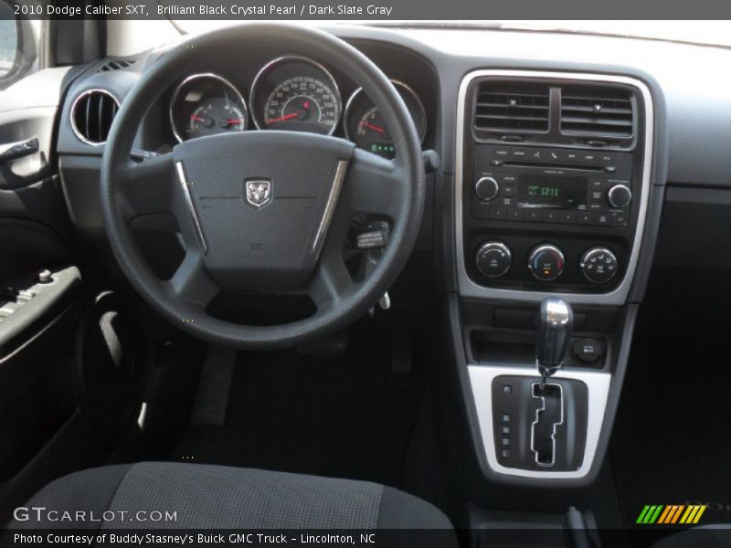 Brilliant Black Crystal Pearl / Dark Slate Gray 2010 Dodge Caliber SXT