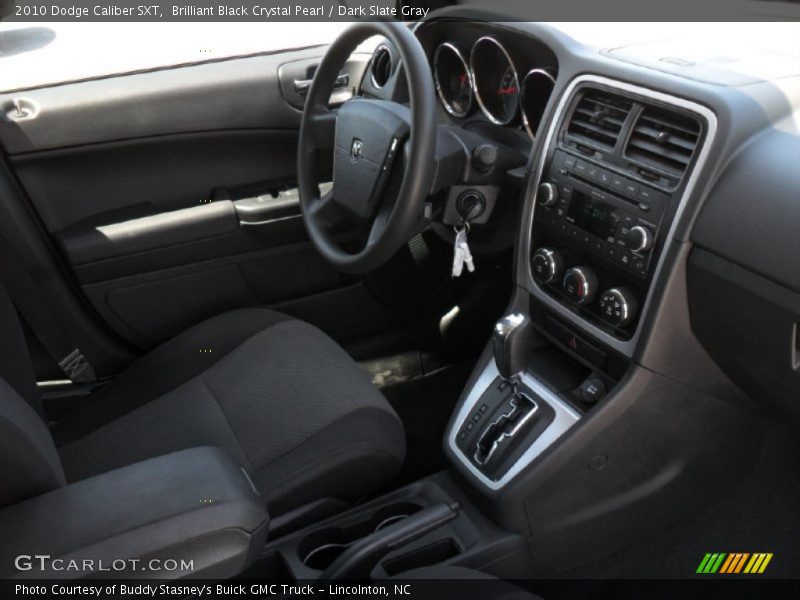 Brilliant Black Crystal Pearl / Dark Slate Gray 2010 Dodge Caliber SXT