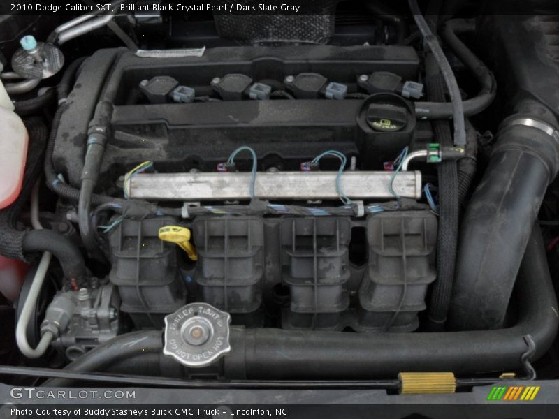 Brilliant Black Crystal Pearl / Dark Slate Gray 2010 Dodge Caliber SXT