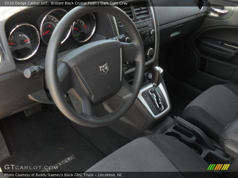 Brilliant Black Crystal Pearl / Dark Slate Gray 2010 Dodge Caliber SXT
