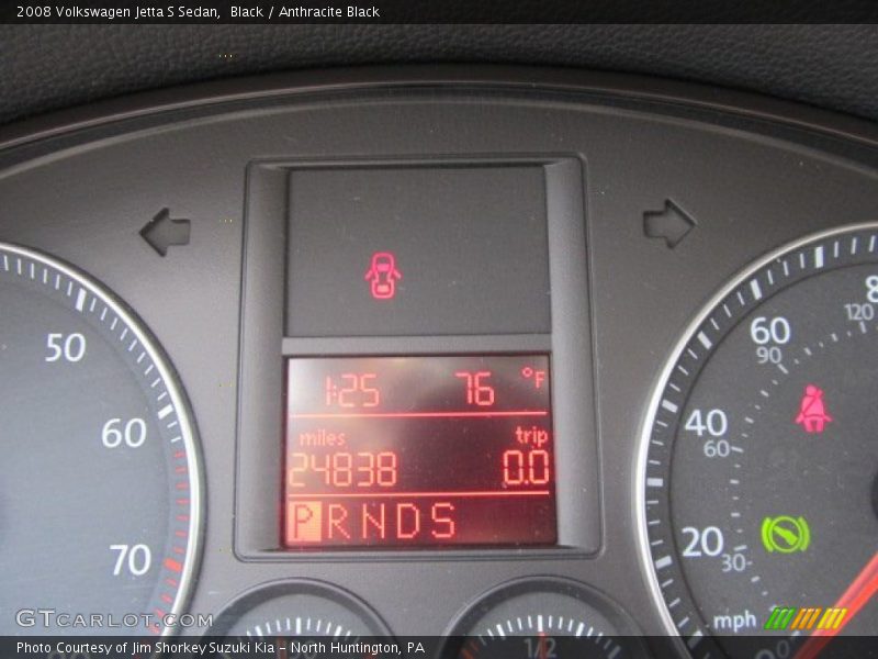 Black / Anthracite Black 2008 Volkswagen Jetta S Sedan