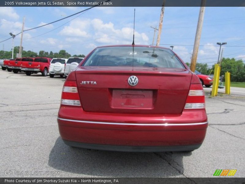 Spice Red Metallic / Black 2005 Volkswagen Jetta GL Sedan