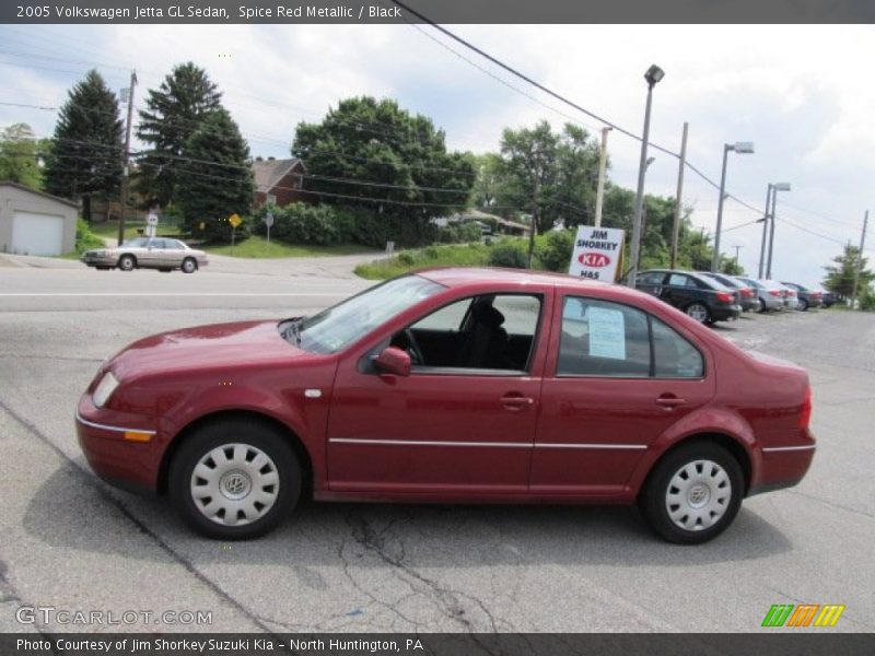 Spice Red Metallic / Black 2005 Volkswagen Jetta GL Sedan