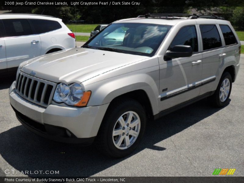Light Graystone Pearl / Dark Slate Gray 2008 Jeep Grand Cherokee Laredo