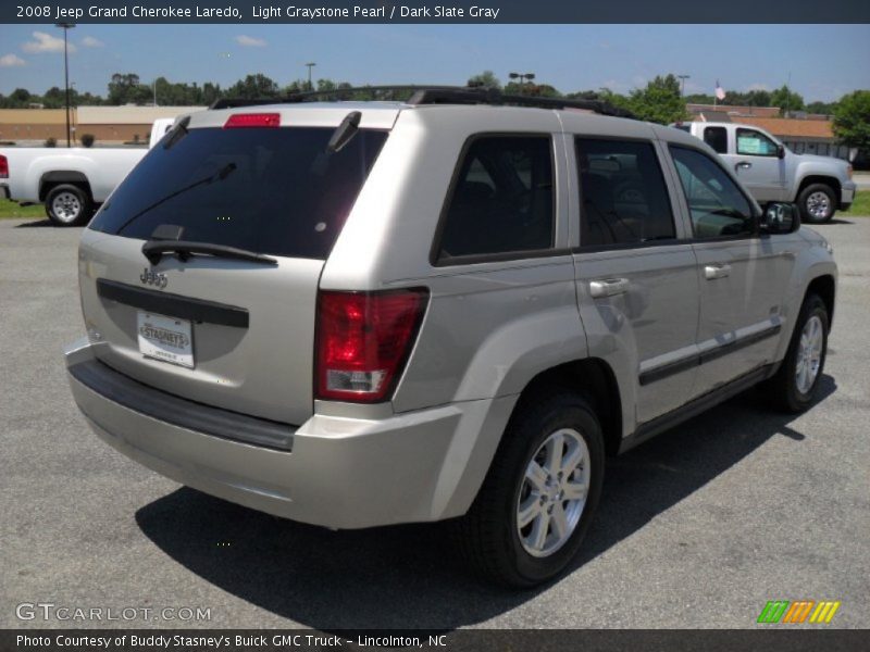 Light Graystone Pearl / Dark Slate Gray 2008 Jeep Grand Cherokee Laredo