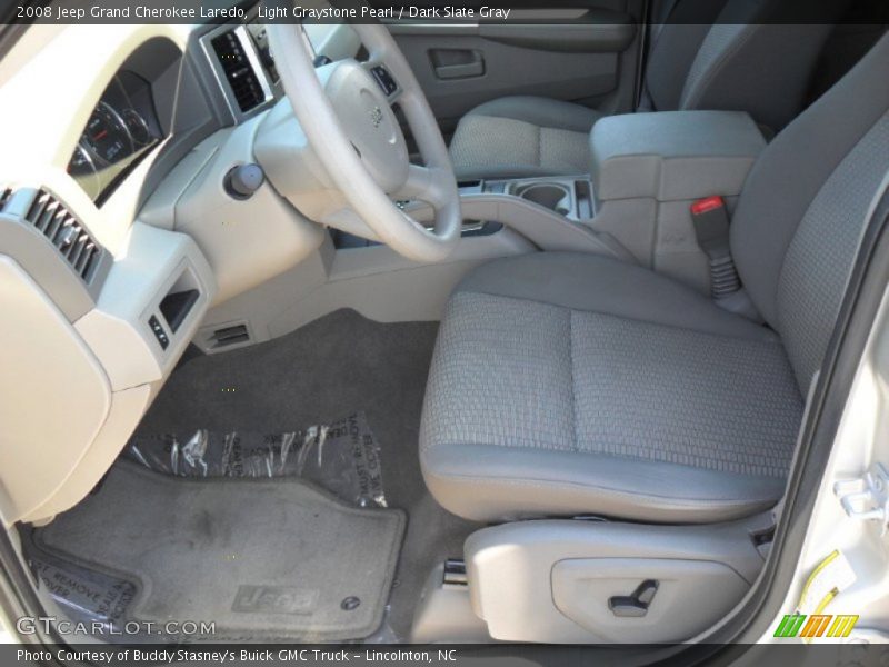 Light Graystone Pearl / Dark Slate Gray 2008 Jeep Grand Cherokee Laredo