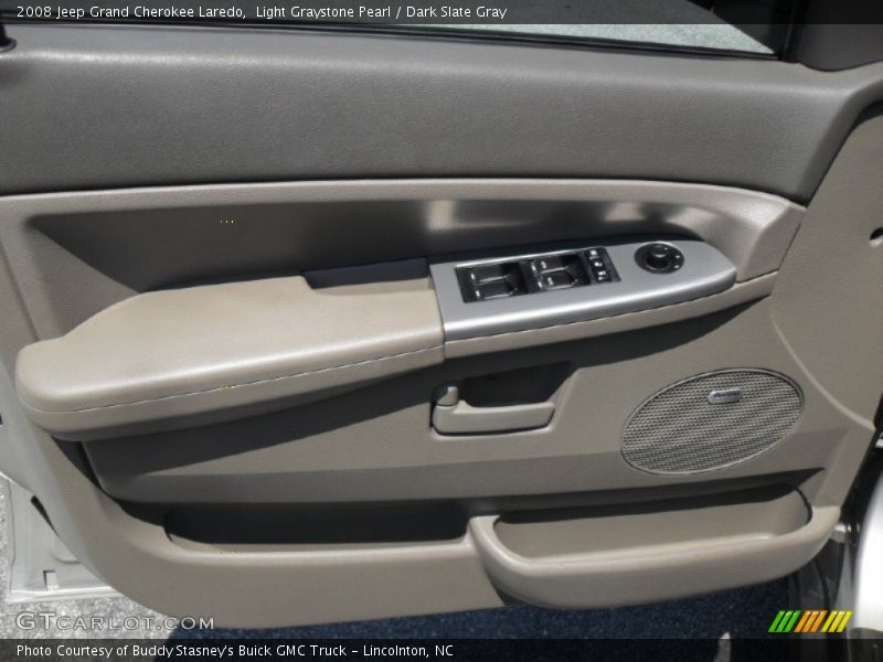 Light Graystone Pearl / Dark Slate Gray 2008 Jeep Grand Cherokee Laredo