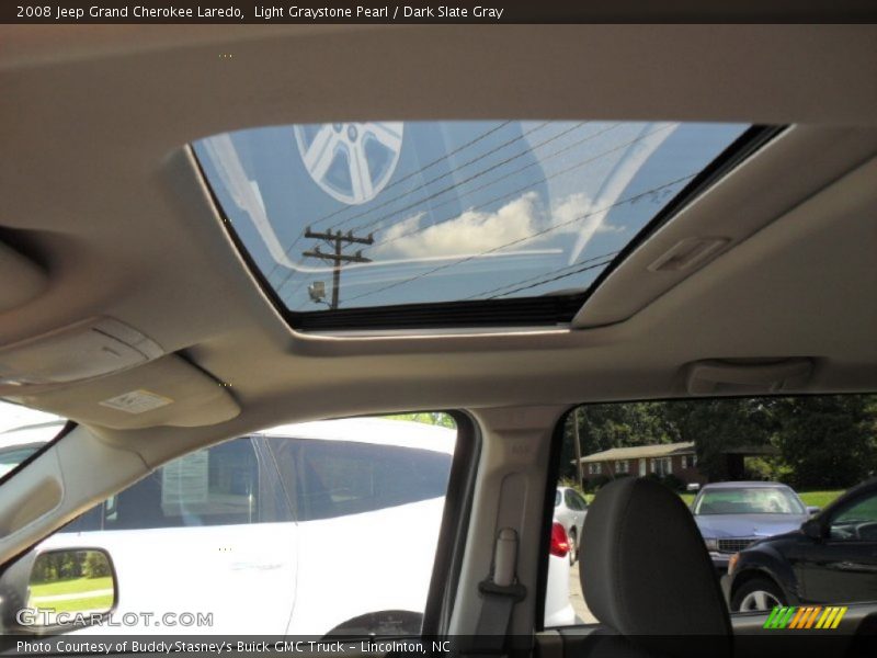 Light Graystone Pearl / Dark Slate Gray 2008 Jeep Grand Cherokee Laredo