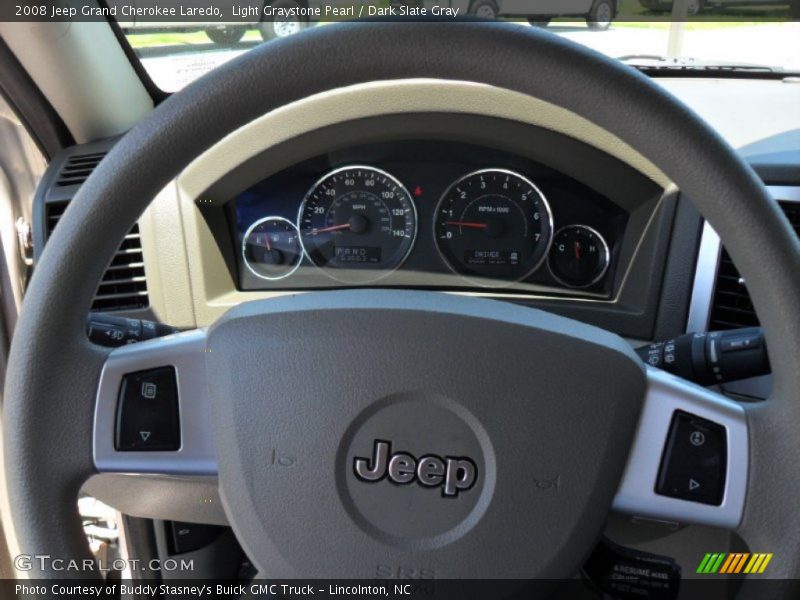 Light Graystone Pearl / Dark Slate Gray 2008 Jeep Grand Cherokee Laredo