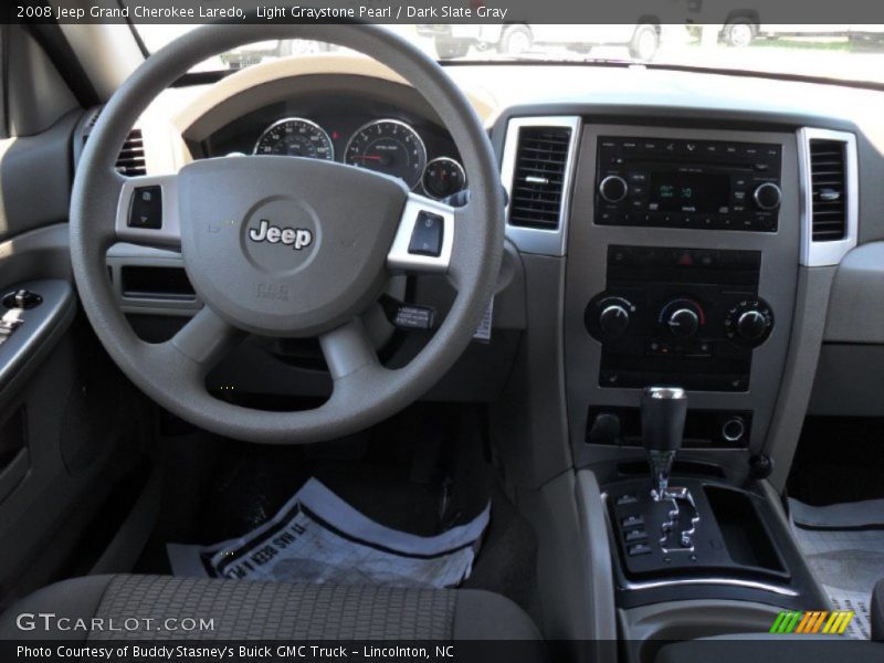 Light Graystone Pearl / Dark Slate Gray 2008 Jeep Grand Cherokee Laredo