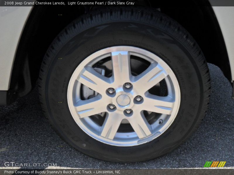 Light Graystone Pearl / Dark Slate Gray 2008 Jeep Grand Cherokee Laredo