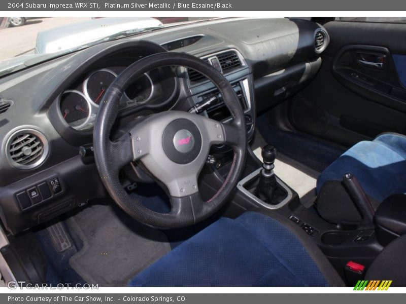  2004 Impreza WRX STi Blue Ecsaine/Black Interior