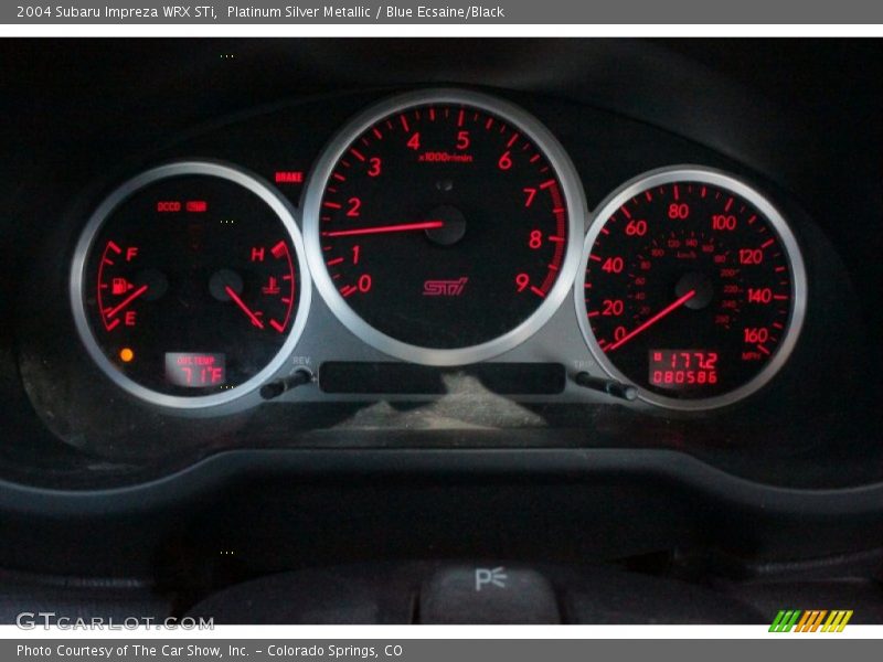  2004 Impreza WRX STi WRX STi Gauges